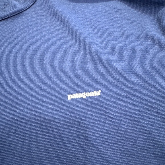 Patagonia Base Layer Shirt Mens Large‎ Blue Lightweight Outdoor Athletic Adult - Picture 3 of 10